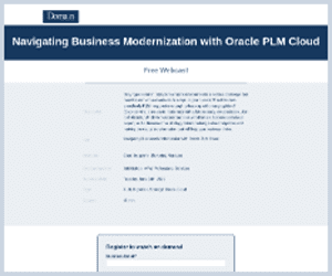 Navigating Business Modernization with Oracle PLM Cloud